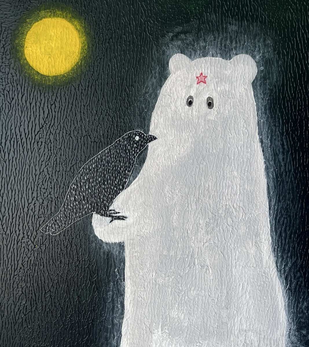 オバケと雨カラス