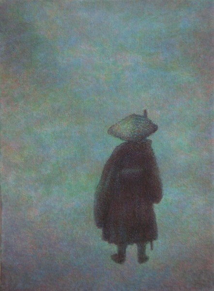 Amazon | 小崎侃 「分け入っても青い山」 種田山頭火 絵画 俳句