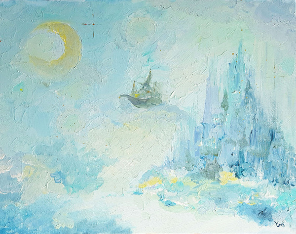 夢の船」 by よう｜Artmeter｜暮らしを彩るアートが、きっと見つかる