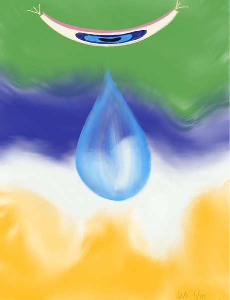 Tear drop. 1/10