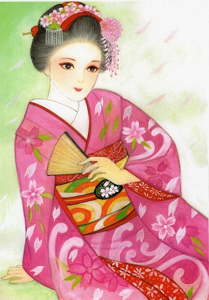 美人画♡美しい人17」 by 歌絵｜Artmeter｜暮らしを彩るアートが