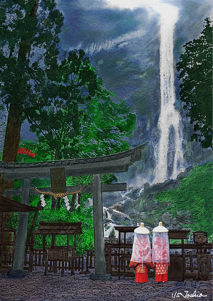 那智の滝 (1/5)」 by ハンサムブースカ｜Artmeter｜暮らしを彩る