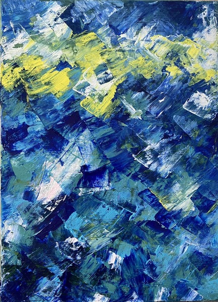 夜空に一縷の望」 by 青山 紗え｜Artmeter｜暮らしを彩るアートが