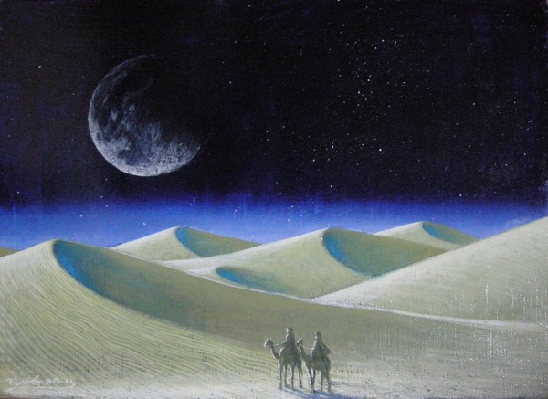 月の沙漠