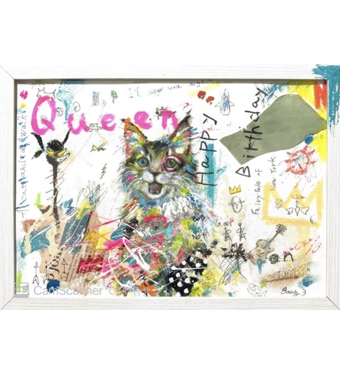 【Queen】(Birthday)A4サイズ額縁付き紙