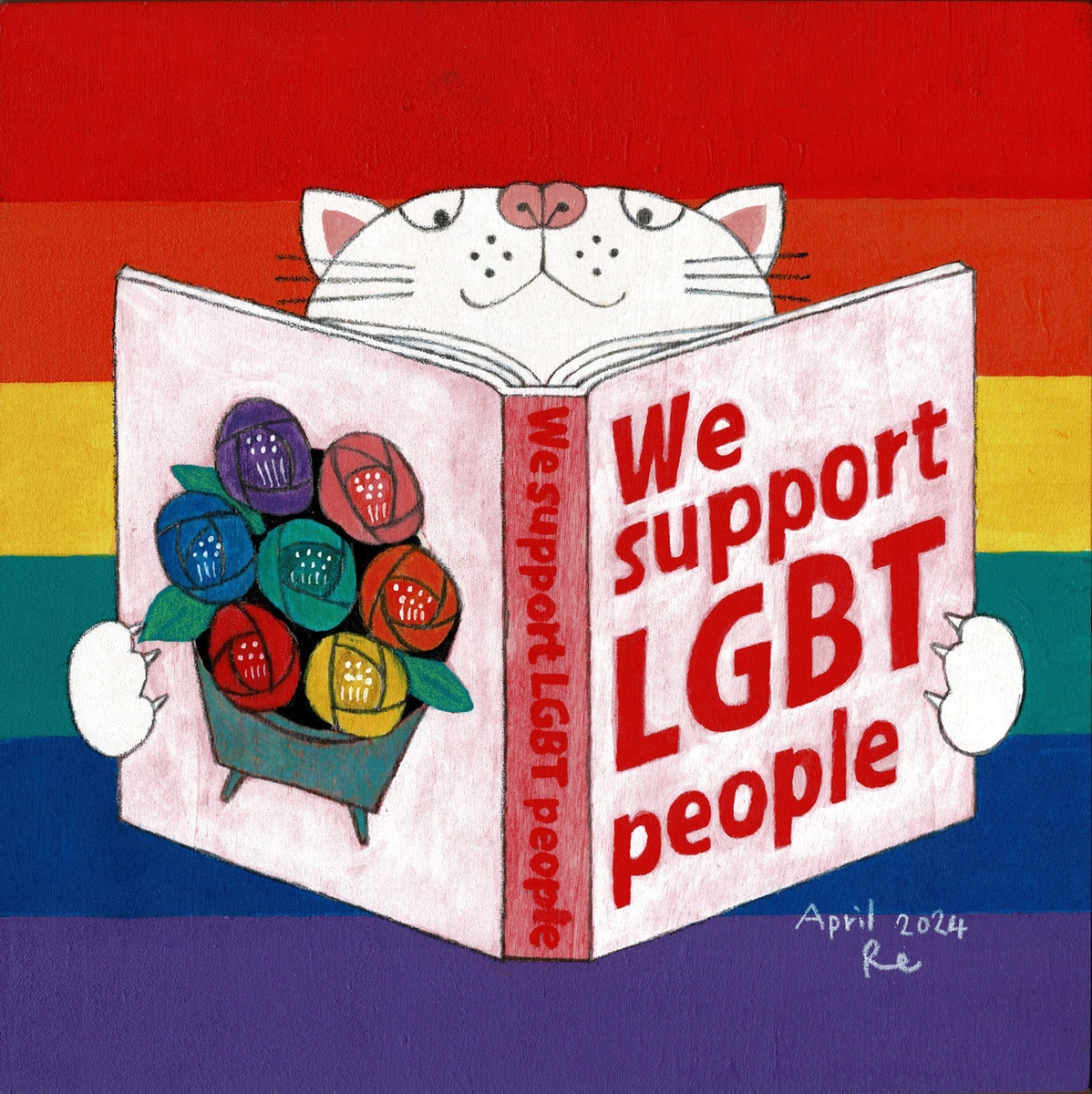 We support LGBT people