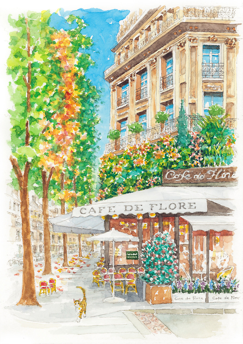 パリの「CAFE DE FLORE」