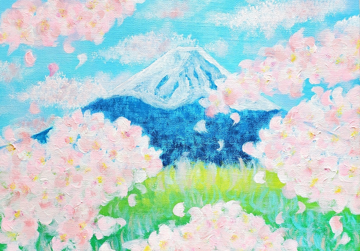 富士山と桜の国の人だから