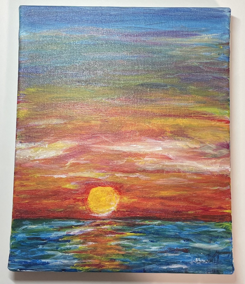 夕日の空
