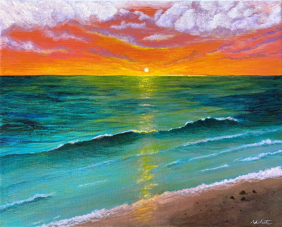 夕焼け海岸