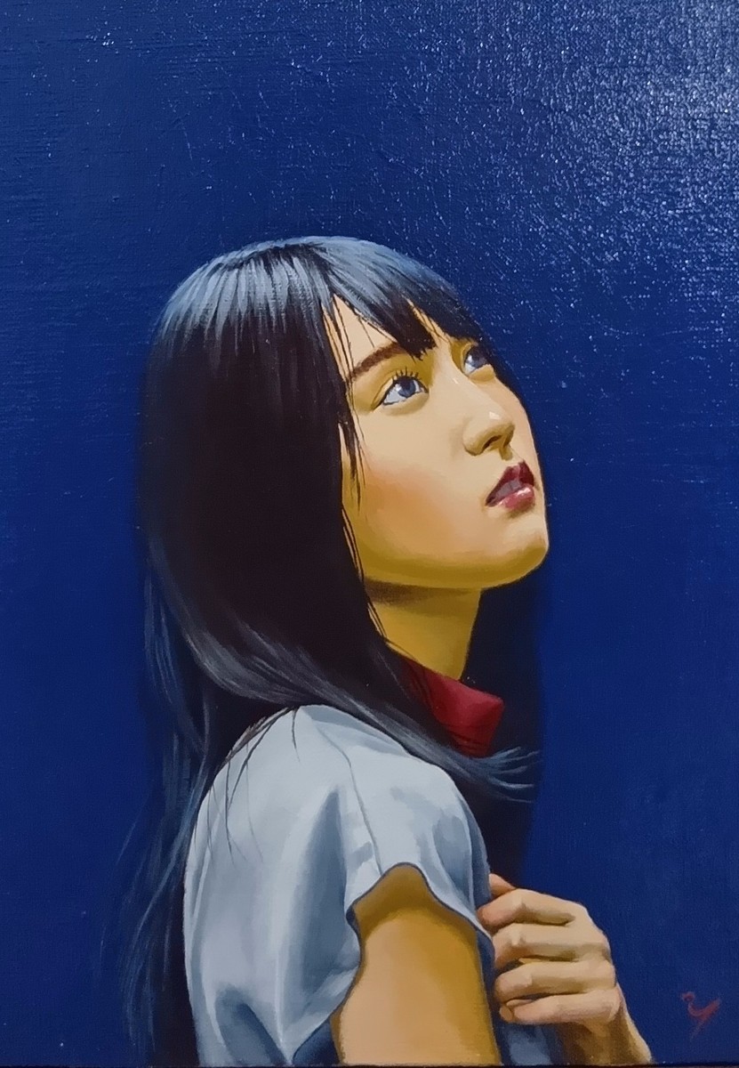 青い月
