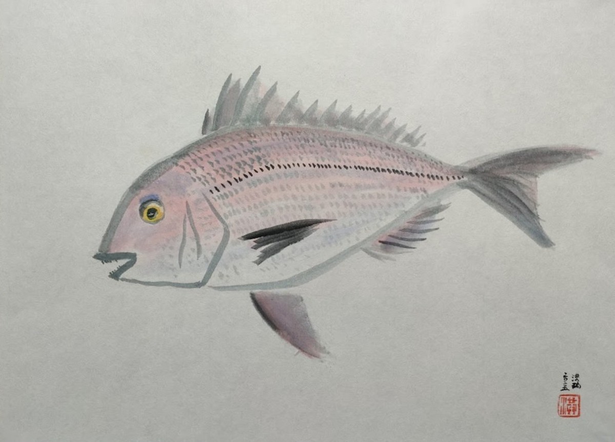 鯛魚図