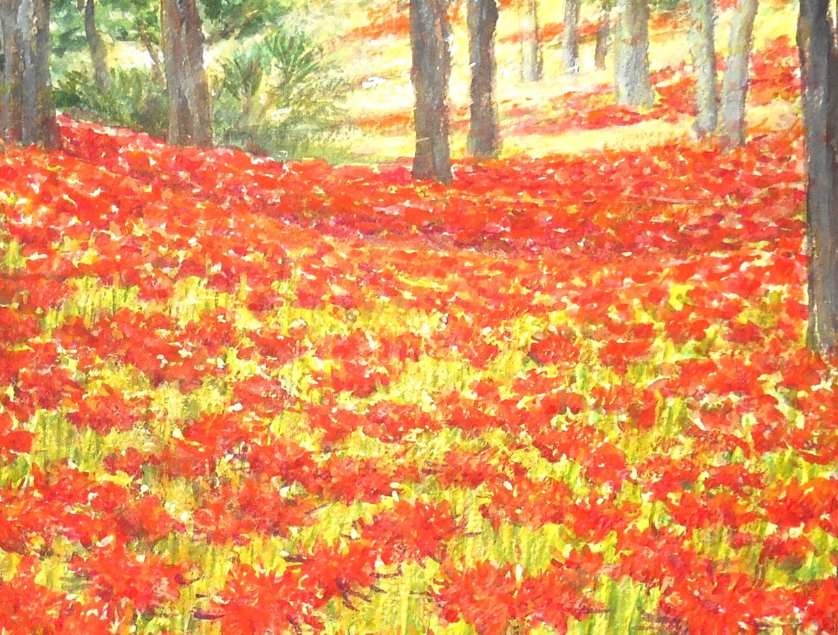 村上緑地公園の彼岸花