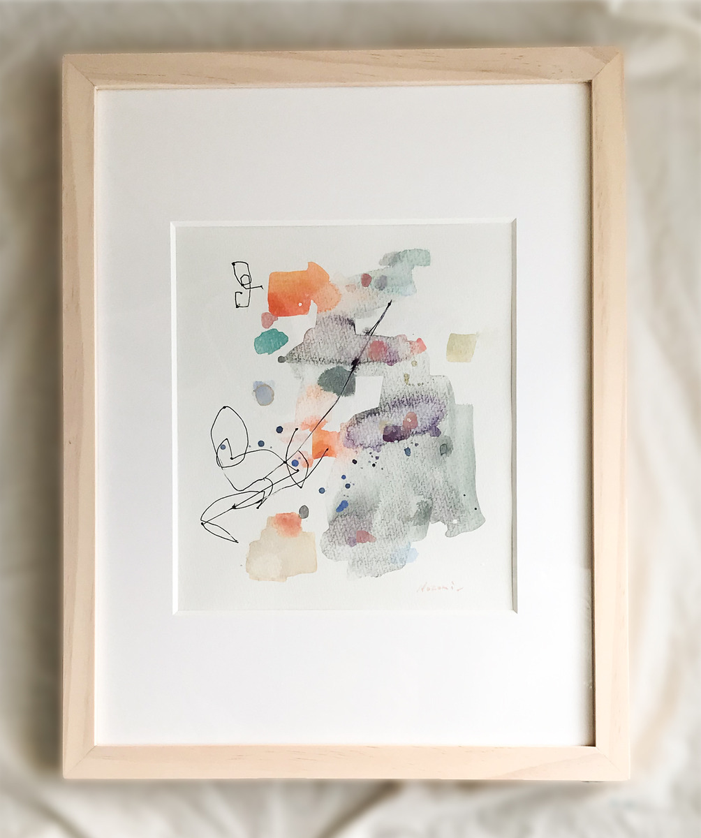 8月の、透ける・August, Transparent(額入り)