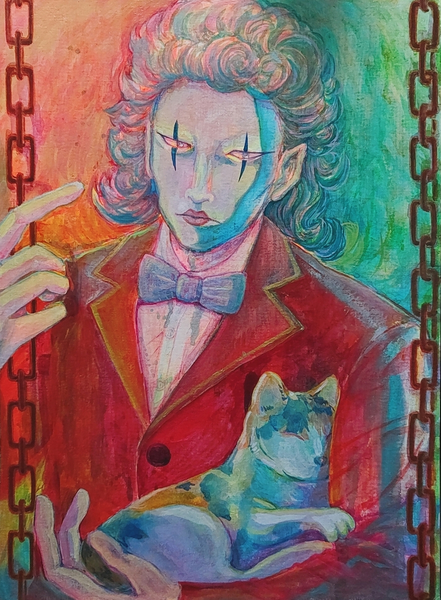 【両面】夕方の公園