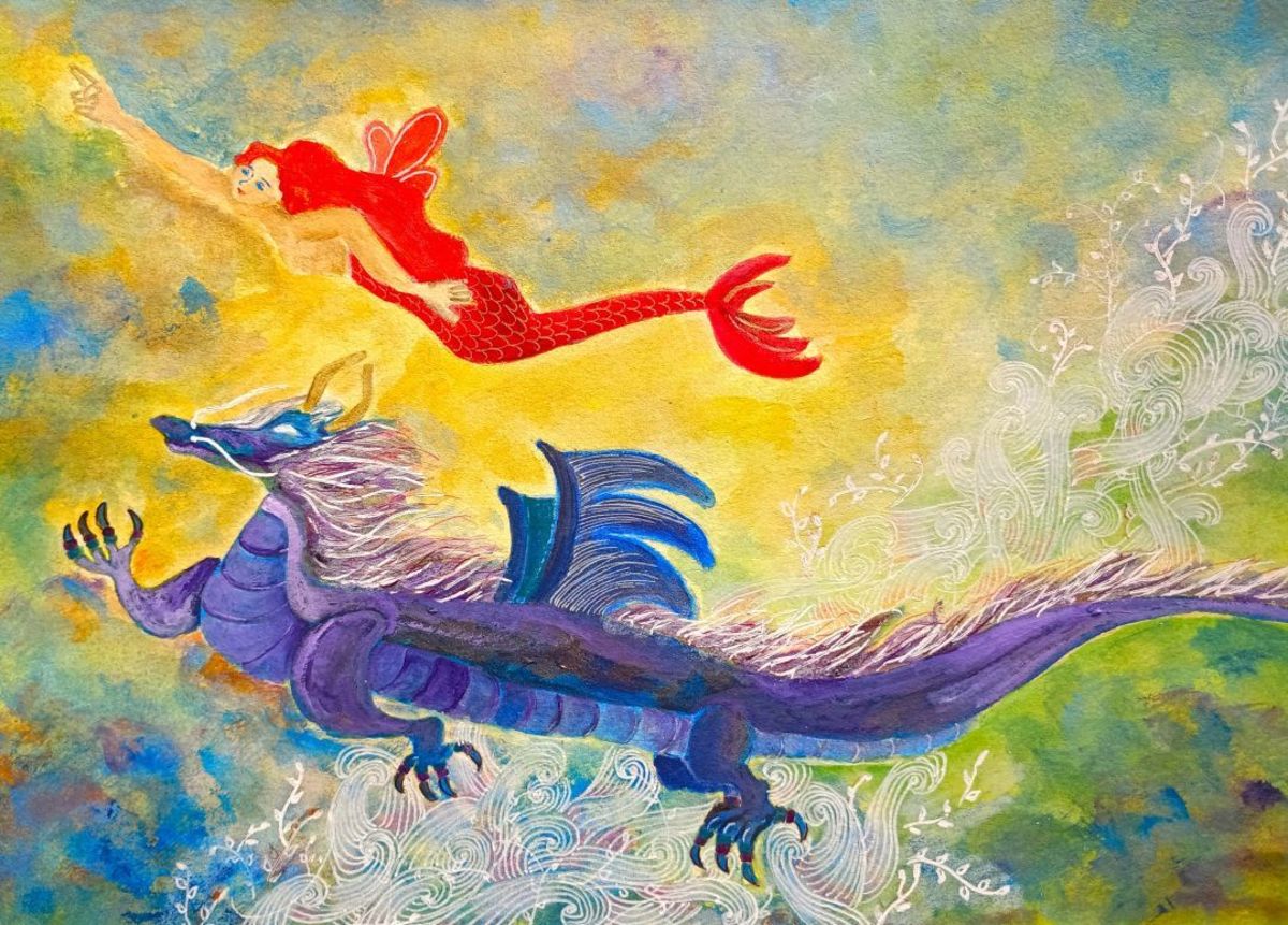 龍と人魚が紡ぐ、空の詩