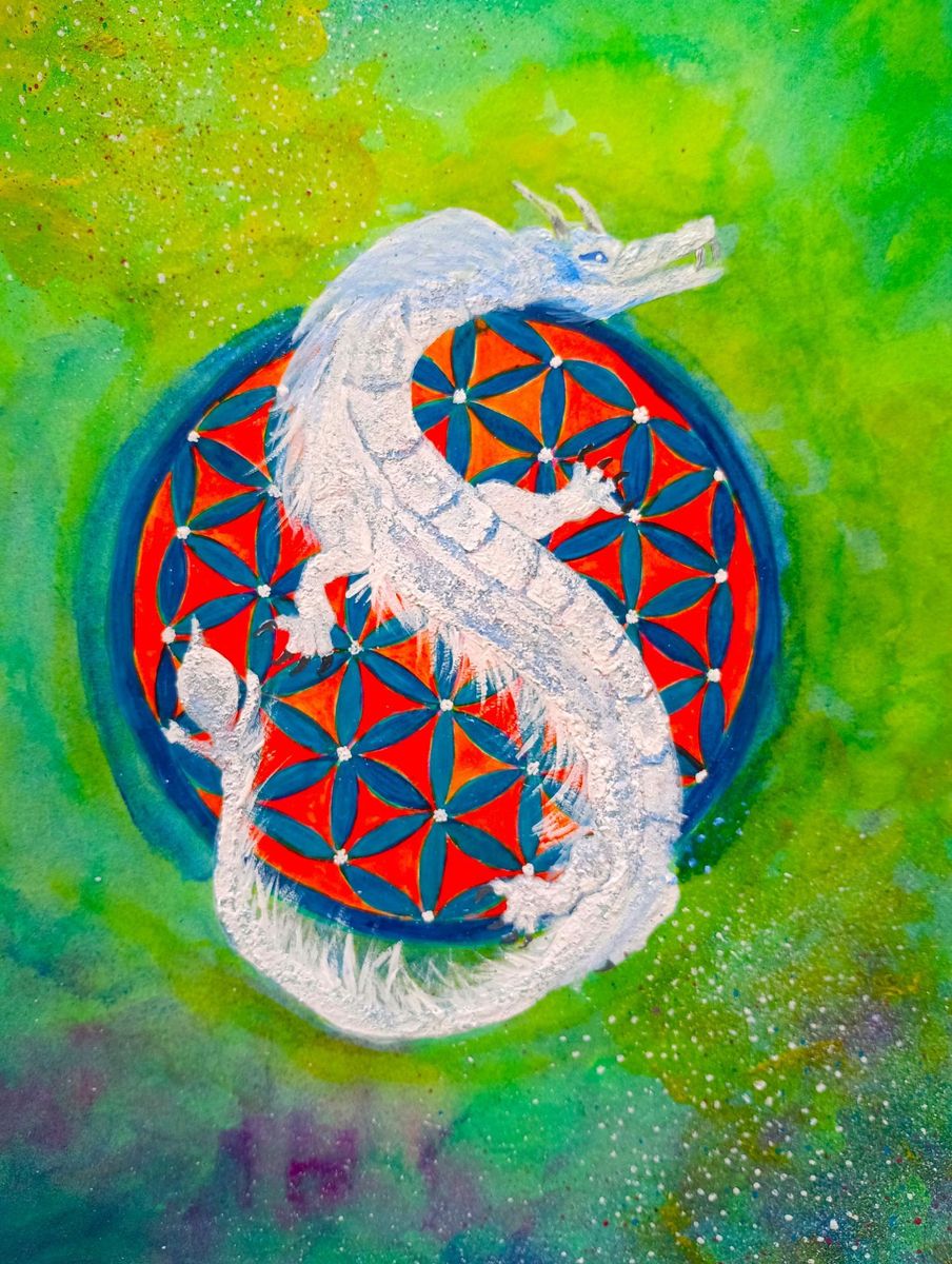 龍とフラワーオブライフ