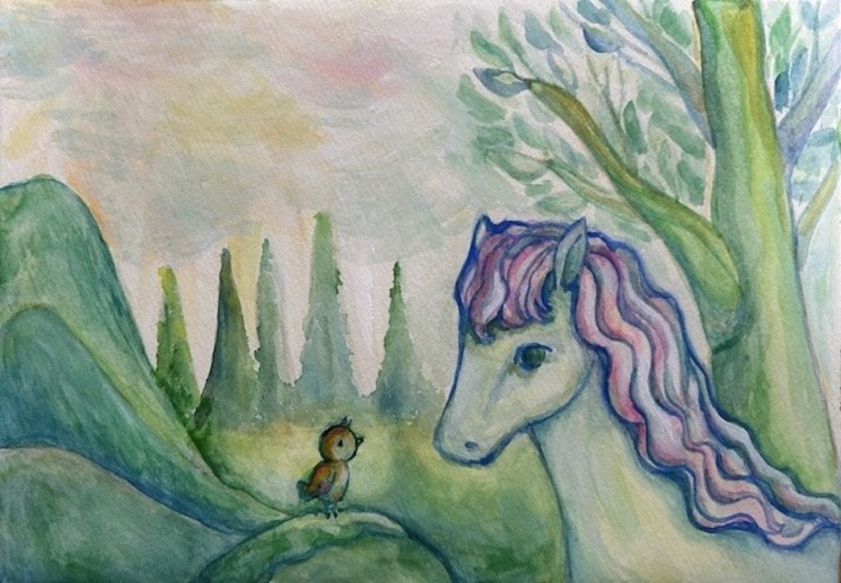小馬と小鳥
