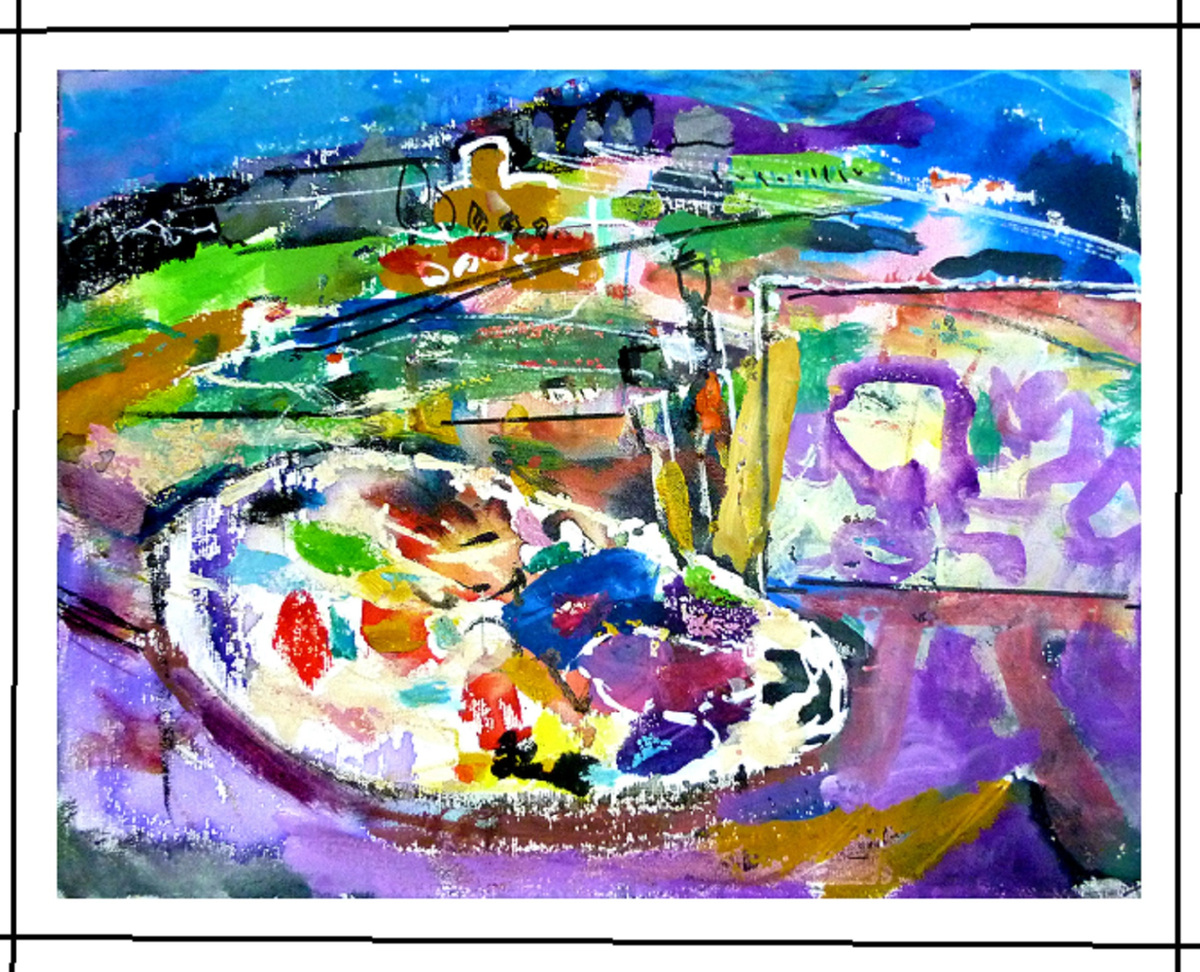 制作の合間 南仏