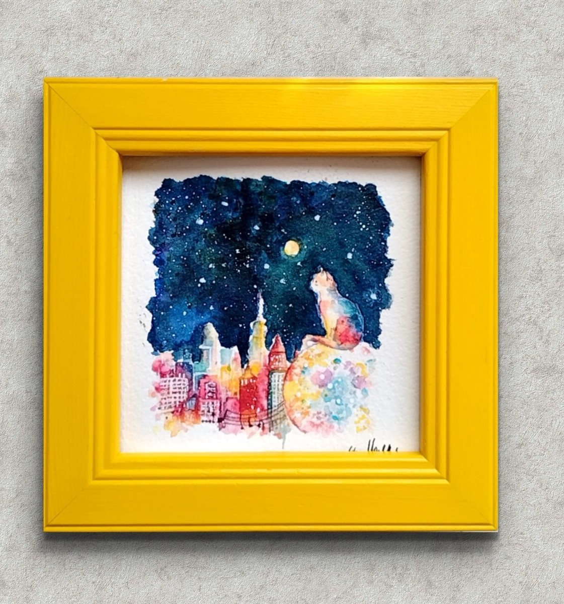 月と都市の夢球