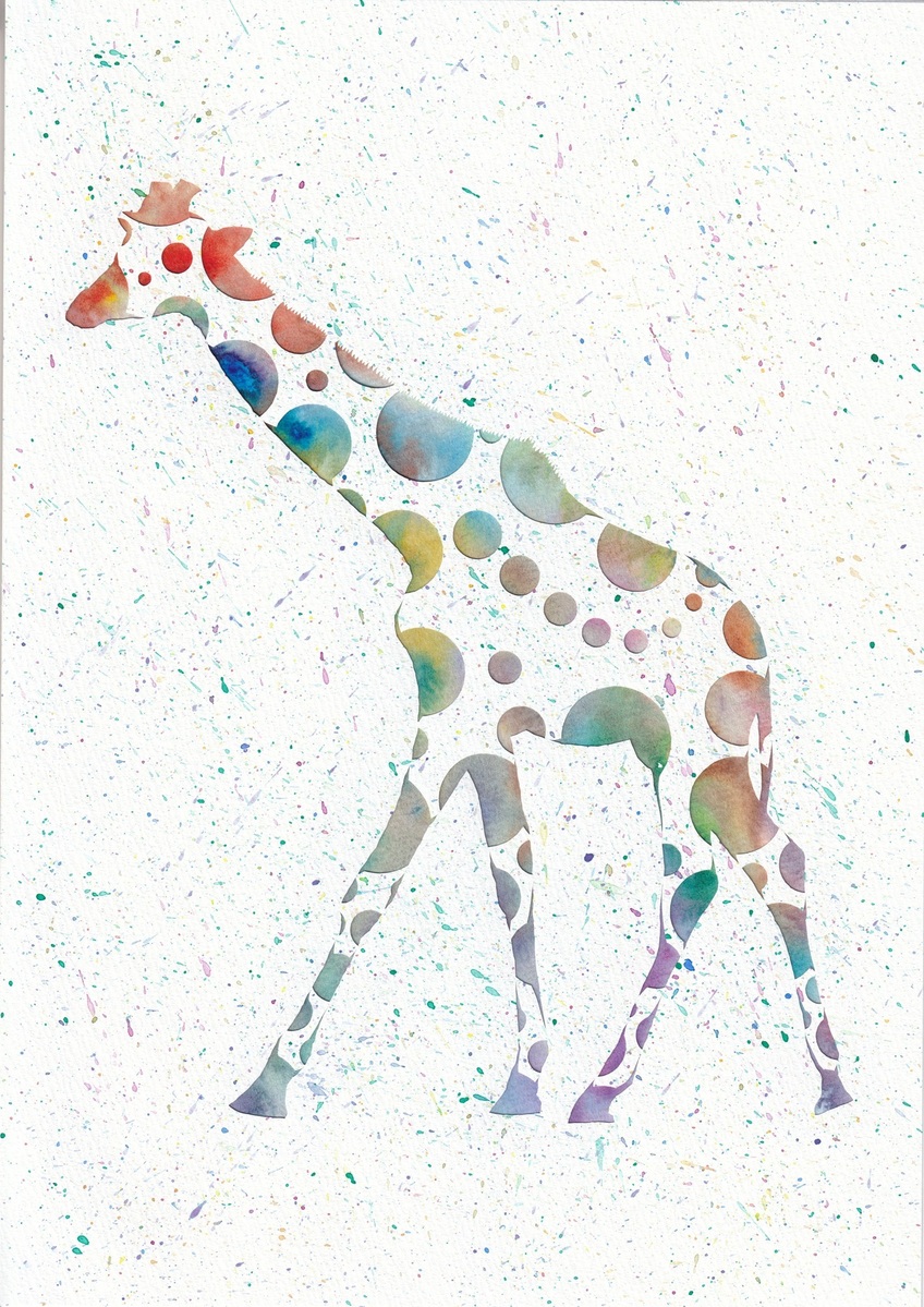 キリンのさんぽ