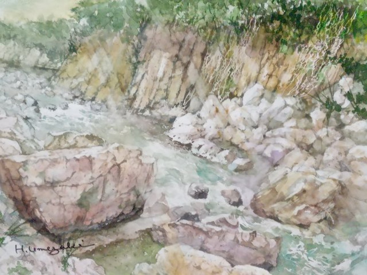 武田尾温泉武庫川流域の情景