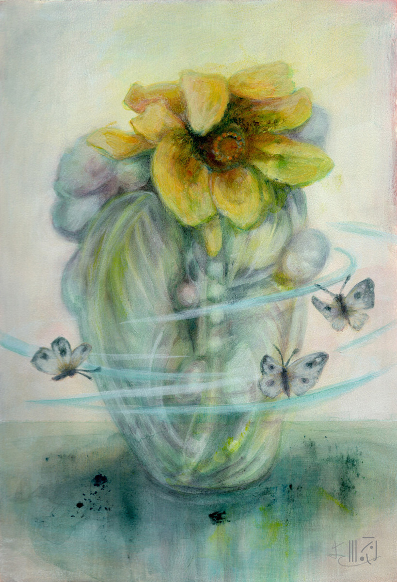 幻の輪郭 モンシロチョウ