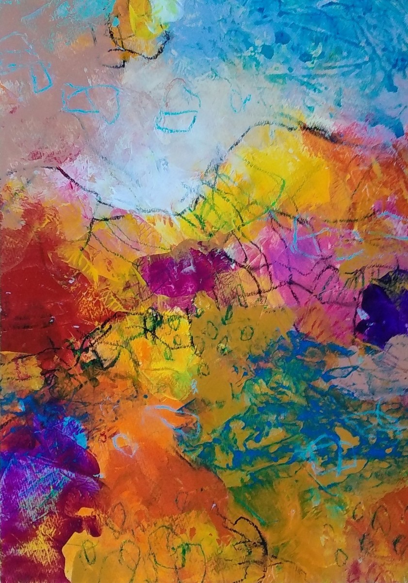 達磨山朝焼け図