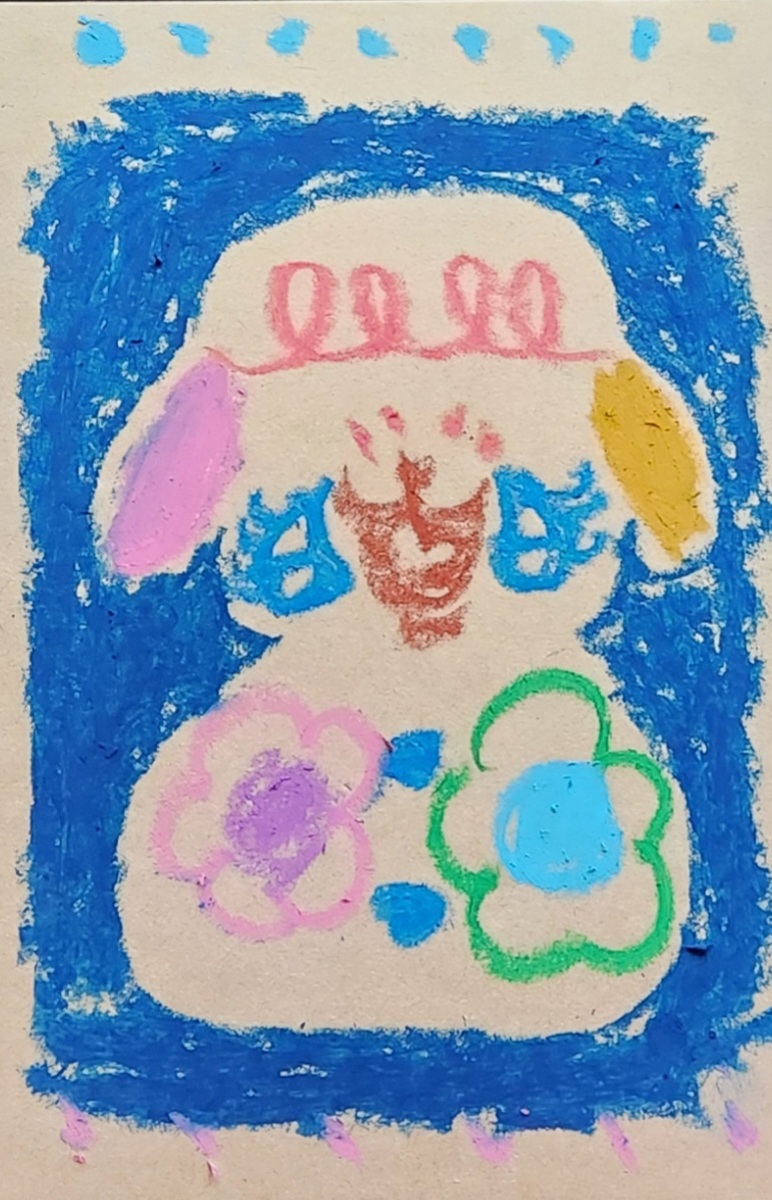 雪だるまわんちゃん