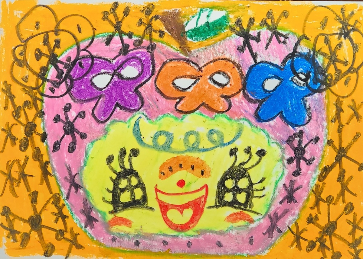 りんごちゃんとりぼん