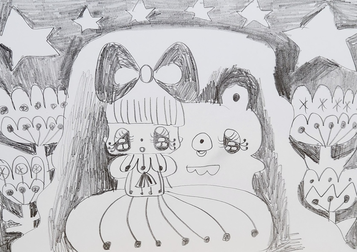 エミリーちゃんとくまと夜