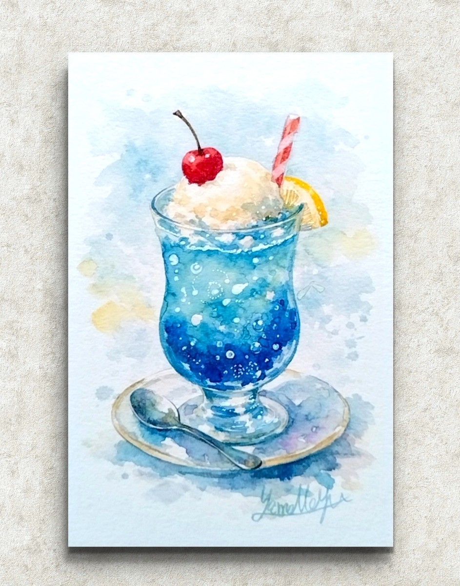 海色のクリームソーダ