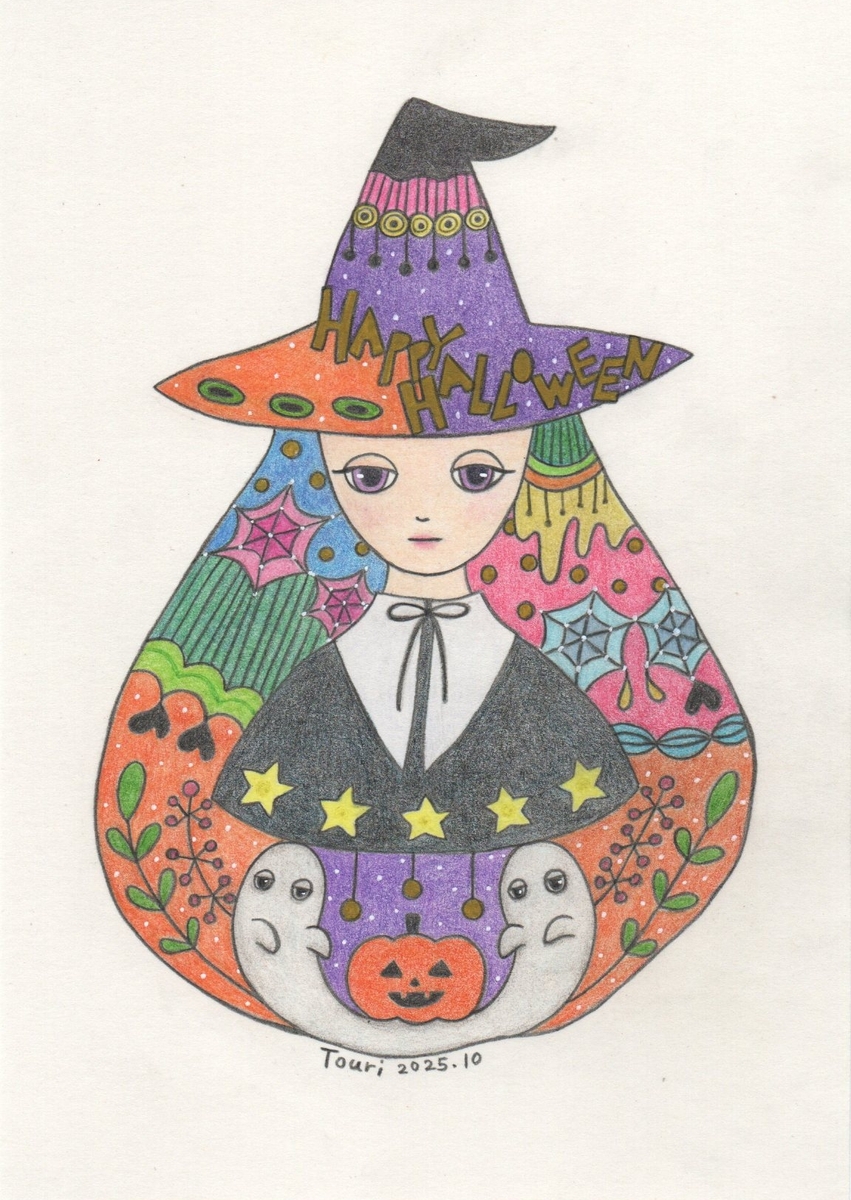 女の子とハロウィン