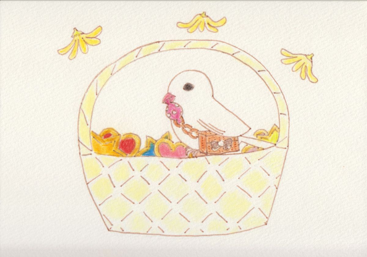 伝書文鳥ステンドグラスクッキー