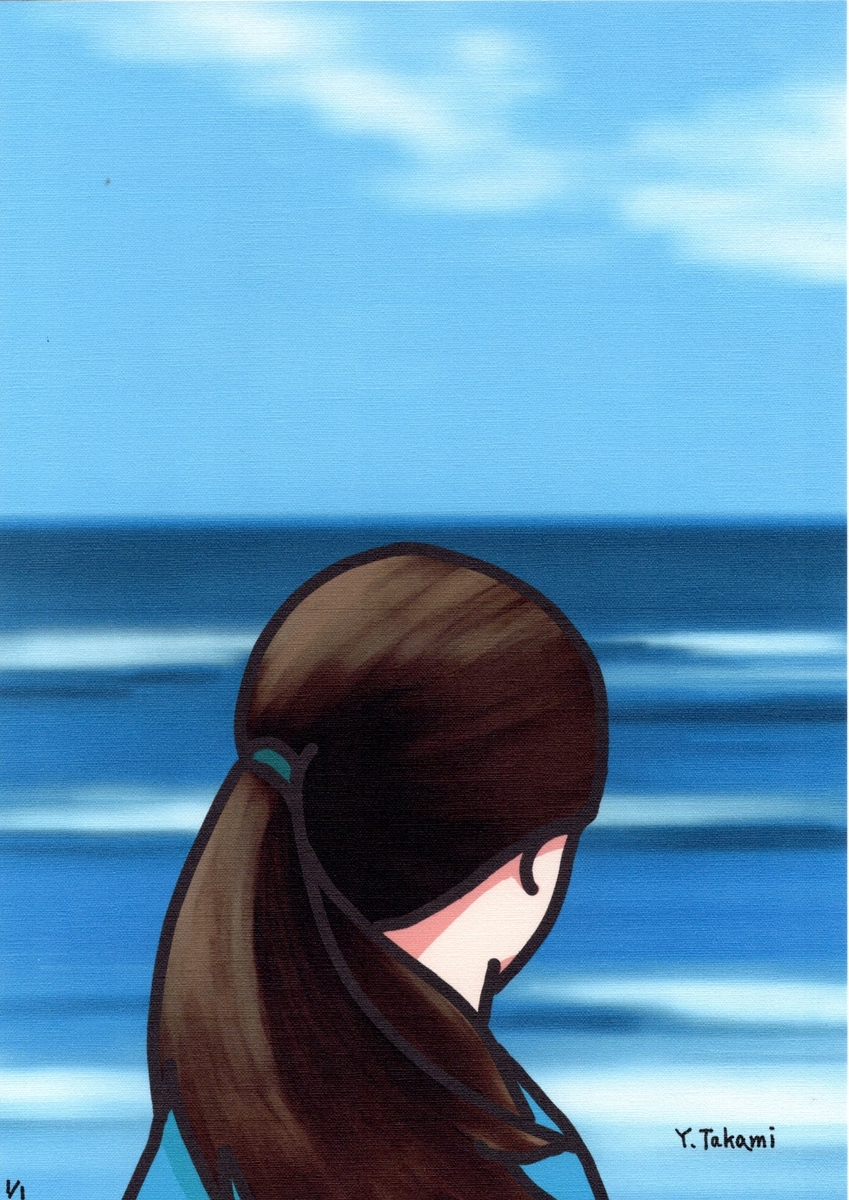 海を見つめる少女(1/1)