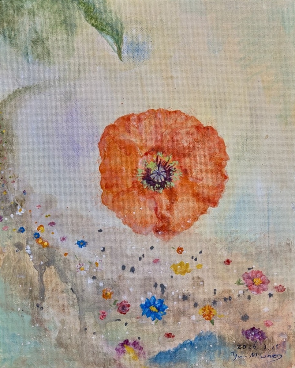 花シリーズ① 流れる花