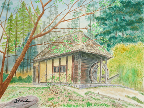 遠野の水車小屋」 by hiro.s｜Artmeter｜暮らしを彩るアートが