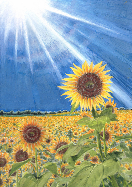 夏景色」 by ジュリ子｜Artmeter｜暮らしを彩るアートが、きっと見つかる