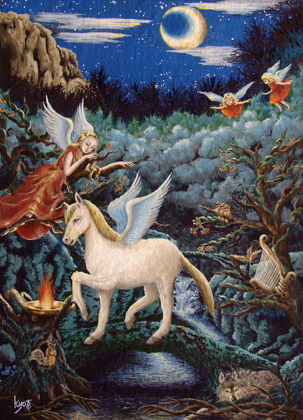 ペガサスの森」 by KYOKO-N｜Artmeter｜暮らしを彩るアートが、きっと