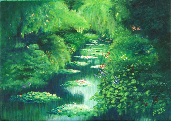 モネの庭」 by 多田文昭｜Artmeter｜暮らしを彩るアートが、きっと見つかる