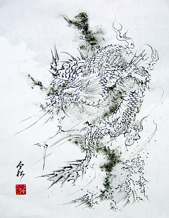 飛龍(2005/4)」 by 令始(レイシ)｜アート・絵画の販売(通販)サイト Artmeter -  国内最大級のインディーズアート専門マーケットプレイス