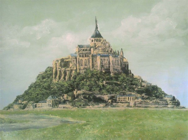 モンサンミッシェル」 by HOZUMI｜アート・絵画の販売(通販)サイト Artmeter - 国内最大級のインディーズアート専門マーケットプレイス