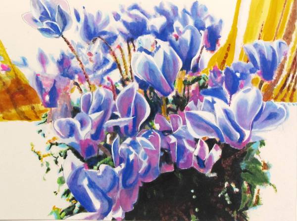 油絵 絵画 【白いポインセチア】 油絵 絵画 【白いポインセチア】