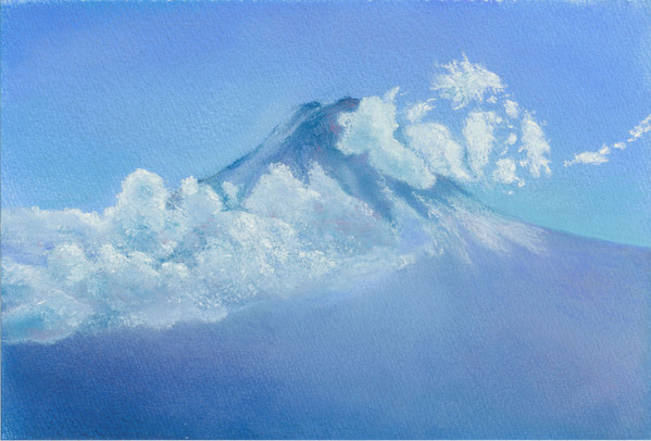 富士山と雲」 by Re-ka｜Artmeter｜暮らしを彩るアートが