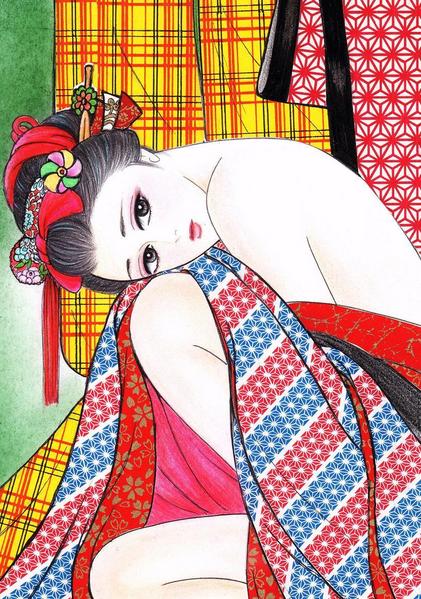 セクシーな八百屋お七」 by 歌絵｜Artmeter｜暮らしを彩るアートが