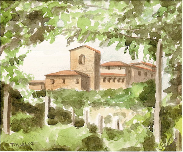 トスカーナ風景ワイナリー」 by GABRIELE｜Artmeter｜暮らしを