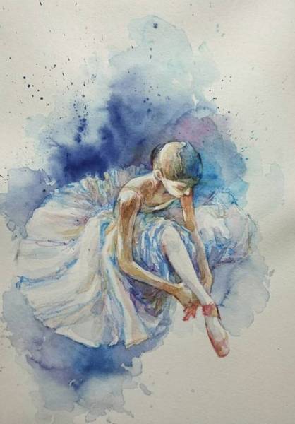 最先端 バレリーナ」 by min｜Artmeter｜暮らしを彩るアートが、きっと 絵画