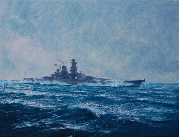 戦艦「大和」」 by TAKESHI｜アート・絵画の販売(通販)サイト Artmeter - 国内最大級のインディーズアート専門マーケットプレイス