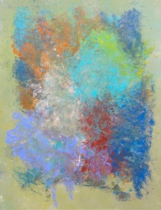 作品名:「地表の色彩」 画家名:「森脇択弥」 コメント:「地表の美しい色彩を抽象画で表現しました。
いつまでその美しさが持続するような想いで描きました。」 ART-Meter
