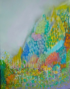 作品名:「Magical Forest(3)」 画家名:「MIZUTA」 コメント:「明るさ、色合い、少し違いあります。ご了承ください。」 ART-Meter